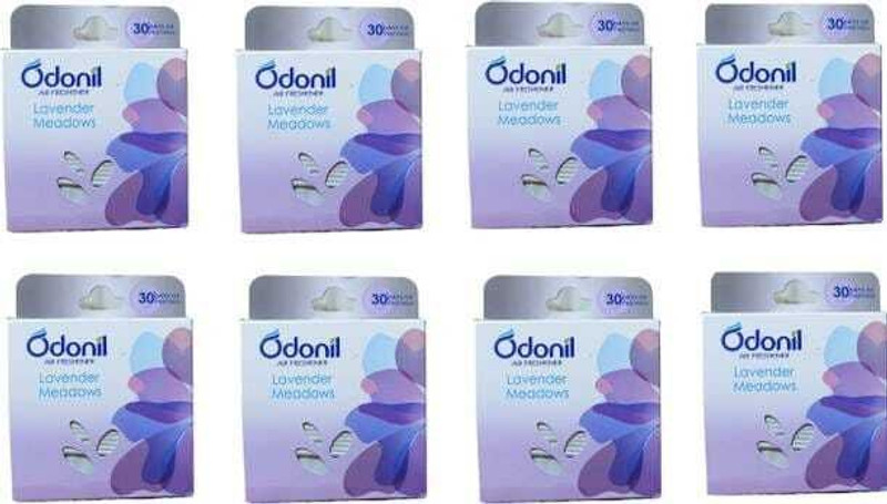 Odonil Lavender meadows, Long Lasting Odour, Assorted Blocks Blocks lavender medows(8 x 50 g)