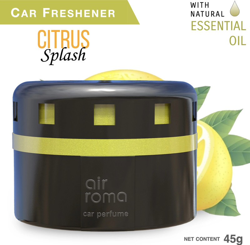 Airroma Citrus Car Freshener Diffuser, Aroma Oil Citrus Car Freshener(45 g)