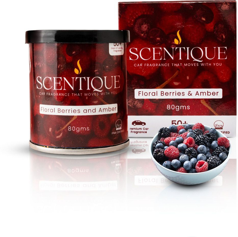 Scentique Floral Berries & Amber Car Freshener Blocks Floral Berries & Amber(80 g)