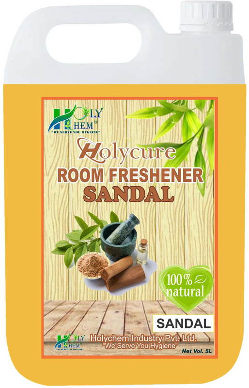 Holycure SANDAL Car Freshener Refill, Spray ROOM FRESHENER SANDAL FRAGRANCE(5000 ml)