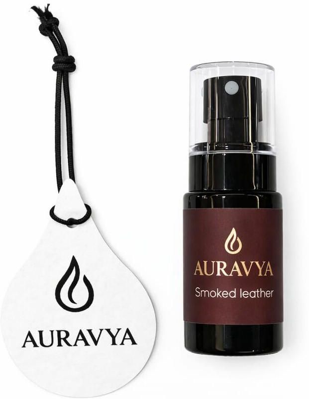 Auravya Leather Car Freshener Spray MOKED LEATHER spray with card(30 ml)