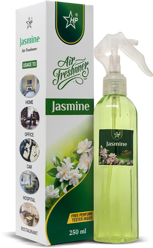 HP Sweet, Jasmine, Fresh Car Freshener Spray Air Freshner, 250 ml | Elegant and Floral Fragrance for Every day(250 ml)
