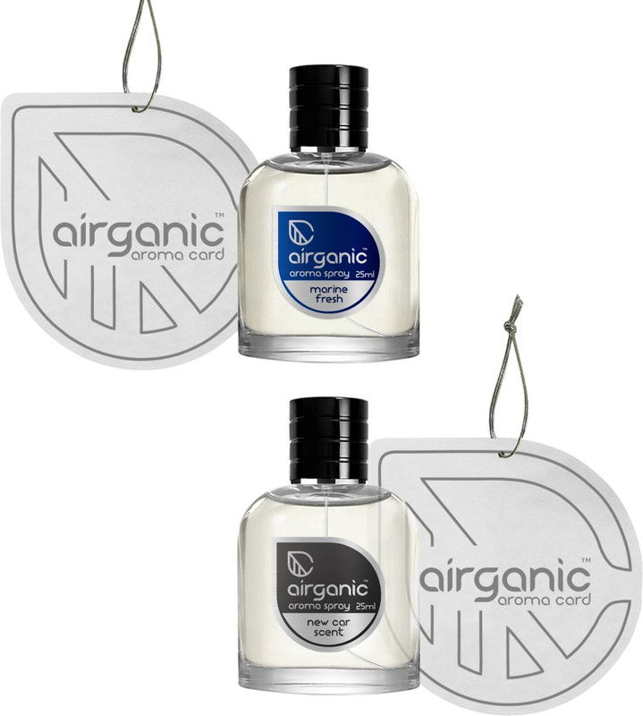 Airganic Marine Fresh & New Car Scent Fine Spray Car Freshener Spray Marine Fresh & New Car Scent Fine Spray(2 Units)