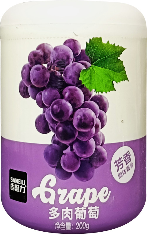 AIRSKY ™Grape SAMILI 200g High quality promotional organic solid gel Diffuser Air Purifier(Pack of 1)