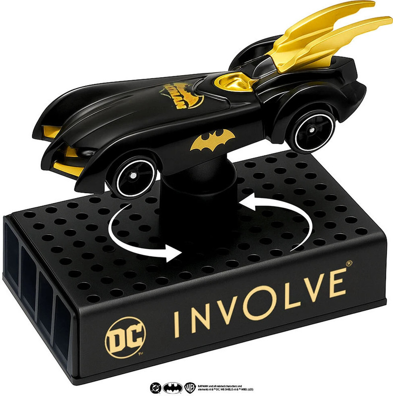 Involve DC 1997 Batman and Robbin Batmobile Drift Car Freshener Blocks | OFFICIAL DC MERCHANDISE | Car Perfume | Car Accessories 2025 | Car Dashboard Decoration(30 g)
