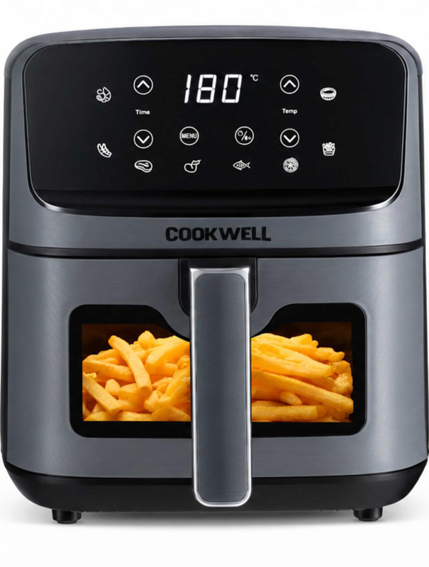 cookwell See-through Window Air Fryer(5 L)