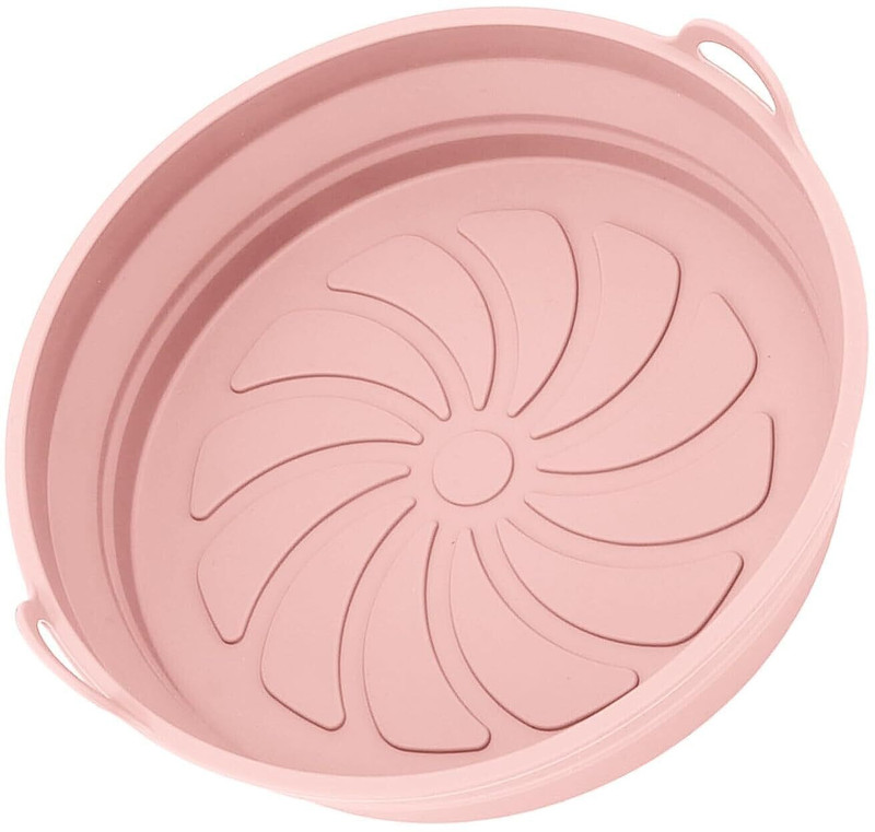 FLOXIT Air Fryer Silicone Pot,Reusable Food Safe Oven Accessories Liners Air Fryer(2 L)