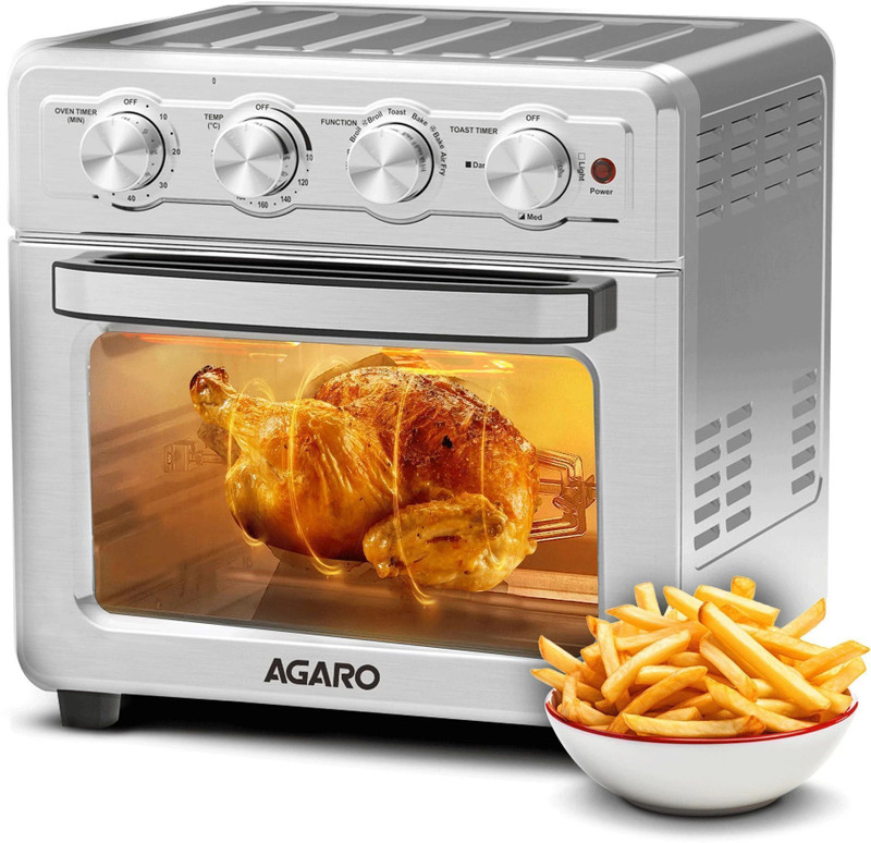 AGARO 33846 Regal Air Fryer For Home, Rotisserie Convection Oven, 1800W Electric Oven Air Fryer(23 L)
