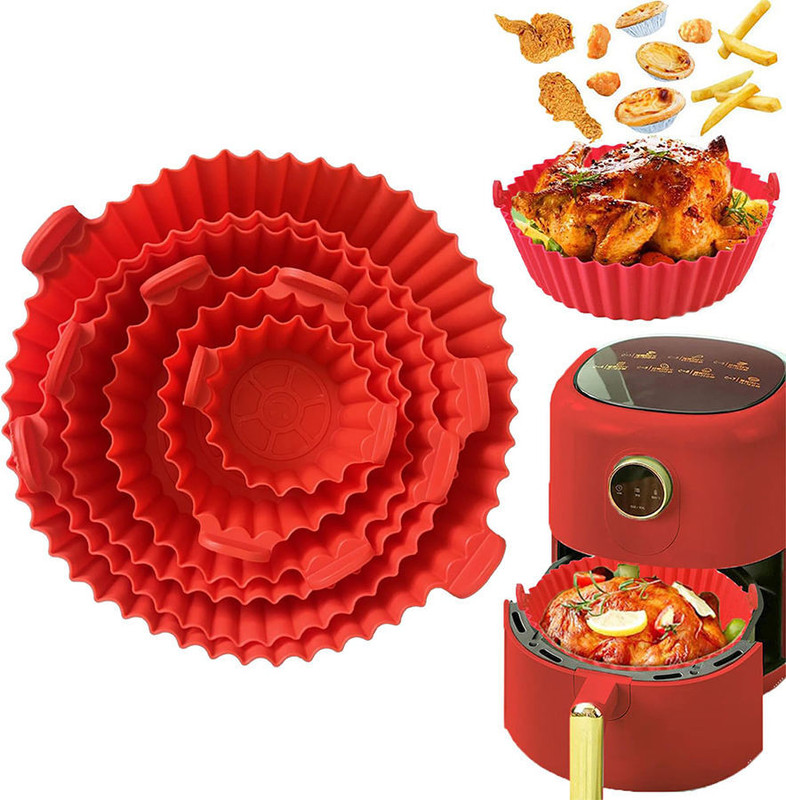 VEWIKZY food grade silicone air fryer liners Air Fryer(1 L)