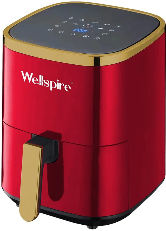 Wellspire Pro Series 8-in-1 Digital Air Fryer, 1500W, Red, Air Fryer(4.5 L)