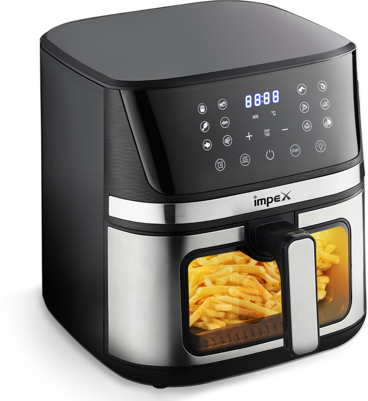 IMPEX Digital Air Fryer 1600 W | Cyclonic Air Flow 12 Cooking Modes Air Fryer(6.5 L)