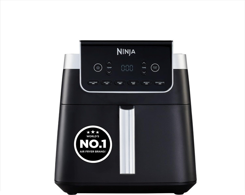 Ninja AF180 MAX PRO 2000W | Crisp Technology | Variable Air Flow | PFOA-Free Non-Stick | Air Fryer(6.2 L)