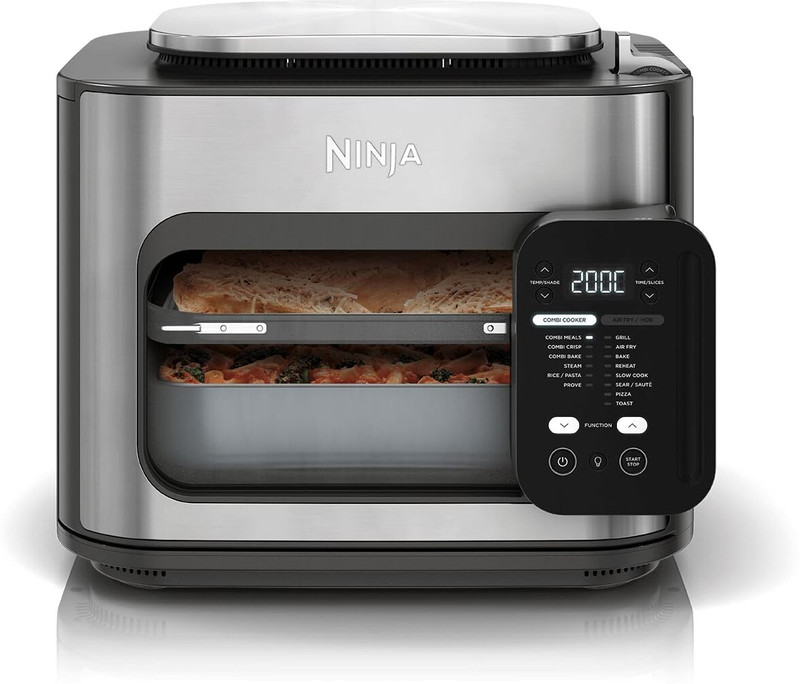 Ninja SFP701IN Combi 14-in-1 Multi-Cooker–HyperSteam & Technology, Cooks 3 Family Meals Air Fryer(12.5 L)