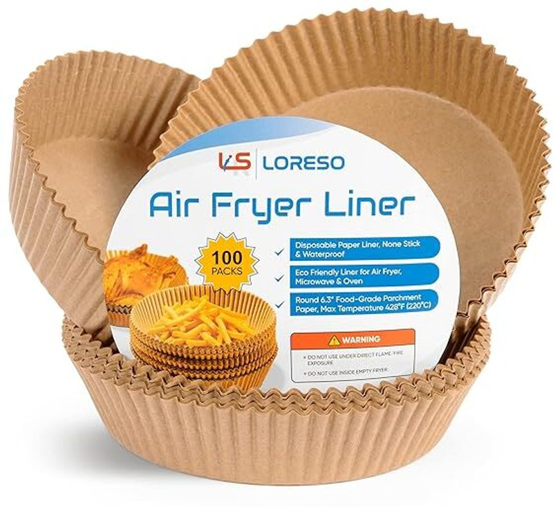BABESHU Non-Stick Disposable Parchment Paper Sheets Air Fryer(1 L)