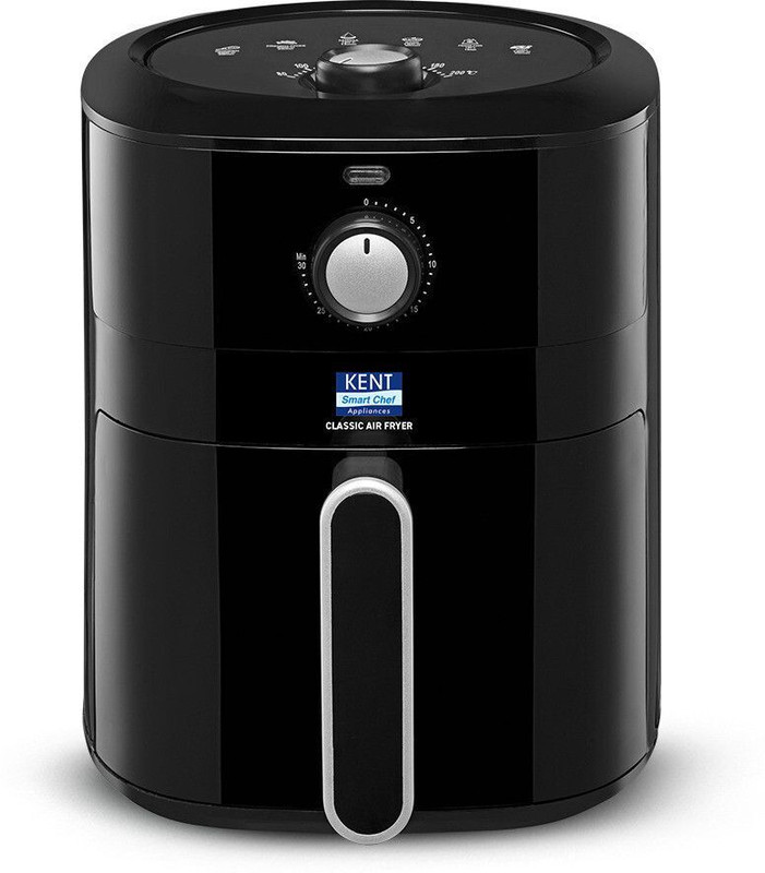 KENT Classic Hot Air Fryer 4L 1300 W | 80% Less Oil | Instant Electric Air Fryer | Auto Cut Off | Fry, Grill, Roast, Steam, and Bake Air Fryer(4 L)