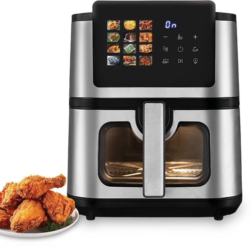 KENT Digital Air Fryer 7L | 1500W | Bake, Grill & Roast | Up to 80% Less Oil Usage | Air Fryer(7 L)