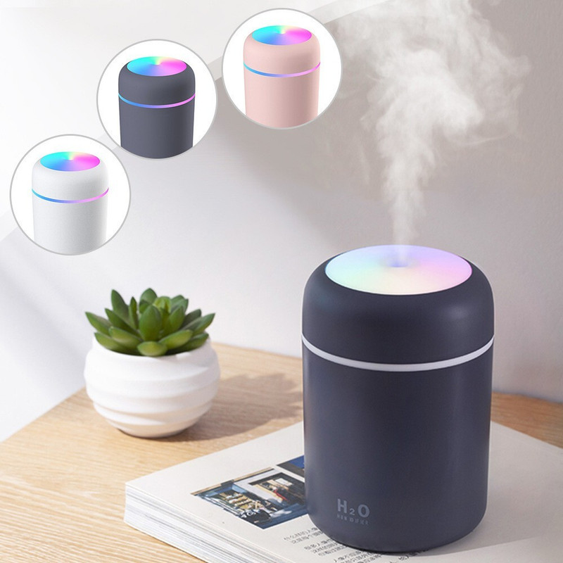 Leplion Cool Mist Air Humidifier with Colorful Change for Car, Office, Babies for home Portable Room Air Purifier(Multicolour)