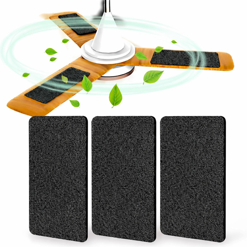 TRUZI Ceiling Fan Air Purifier Pads Portable Room Air Purifier(Black)