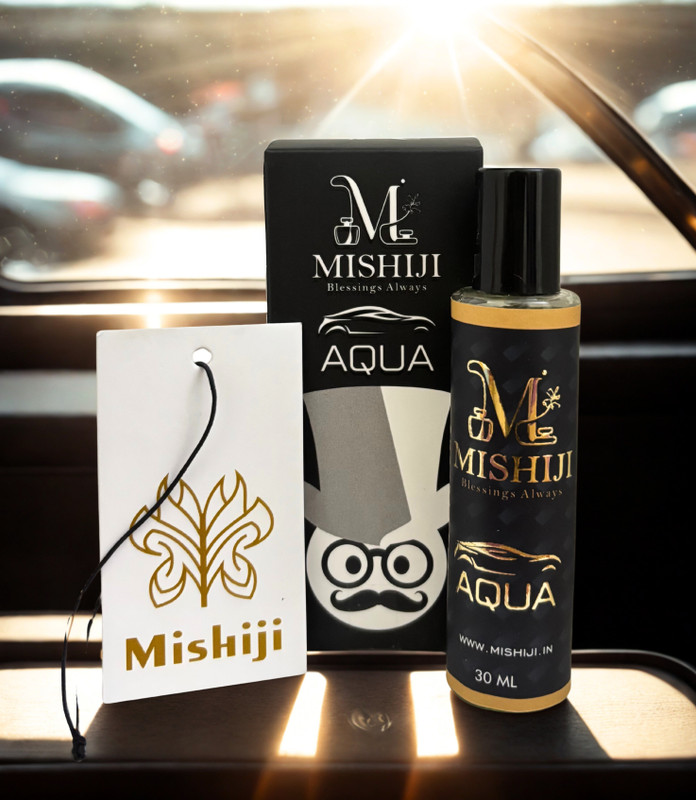 MISHIJI Aqua | Long Lasting | Car Accessories | Fresh Aroma Portable Car Air Purifier(Black)
