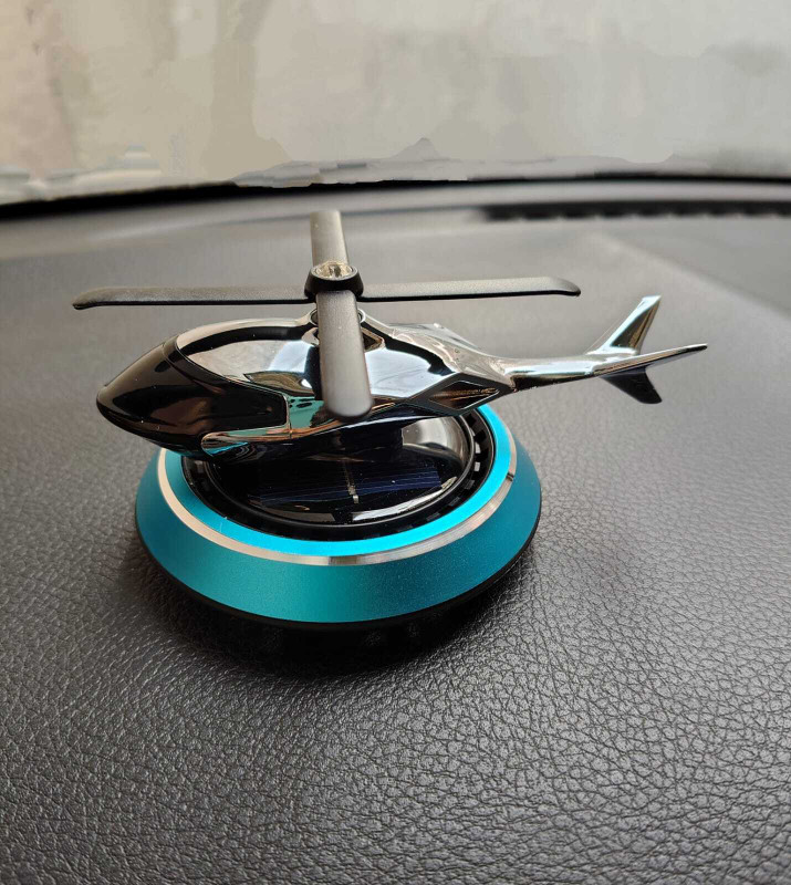 Auto Sigma Solar Helicopter Car Fragrance Diffuser Car Air Purifier(Blue)