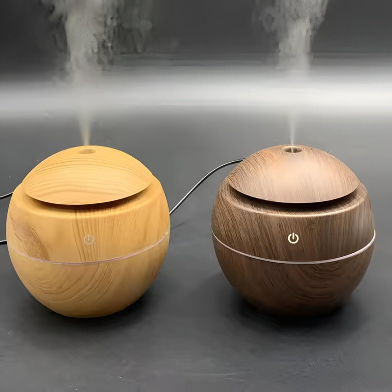 VYOM Room Light Wood Humidifier (1 pcs) Humidifier