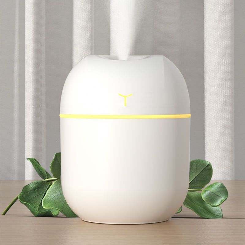 STOREVISE Mini Humidifier Aroma Diffuser, Mist Maker,Cool Mist Small Air filter Humidifier Portable Room Air Purifier(white)