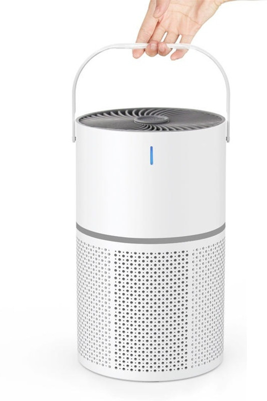 Kripara Sales 1PCS Mini Air Purifier Quiet HEPA Filter Cleaner with Fragrance Sponge For Home Portable Room Air Purifier(Multicolour)