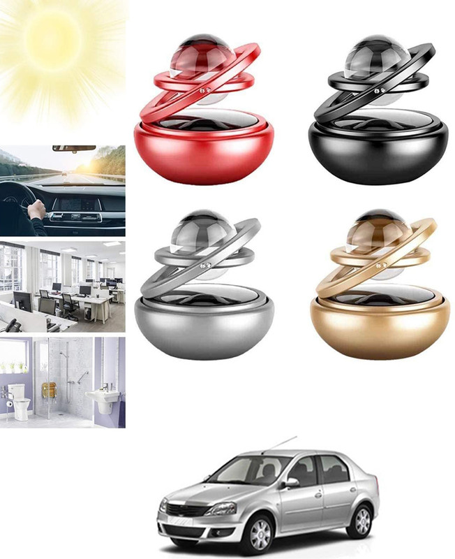 MATIES Crystal Solar Star Perfume 145 Portable Car Air Purifier(Black, Blue, Gold, Red, Silver)