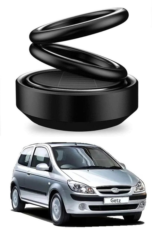 DriveXpert Solar Power Rotating Car Air Freshener Perfume A140 Portable Car Air Purifier(Black)