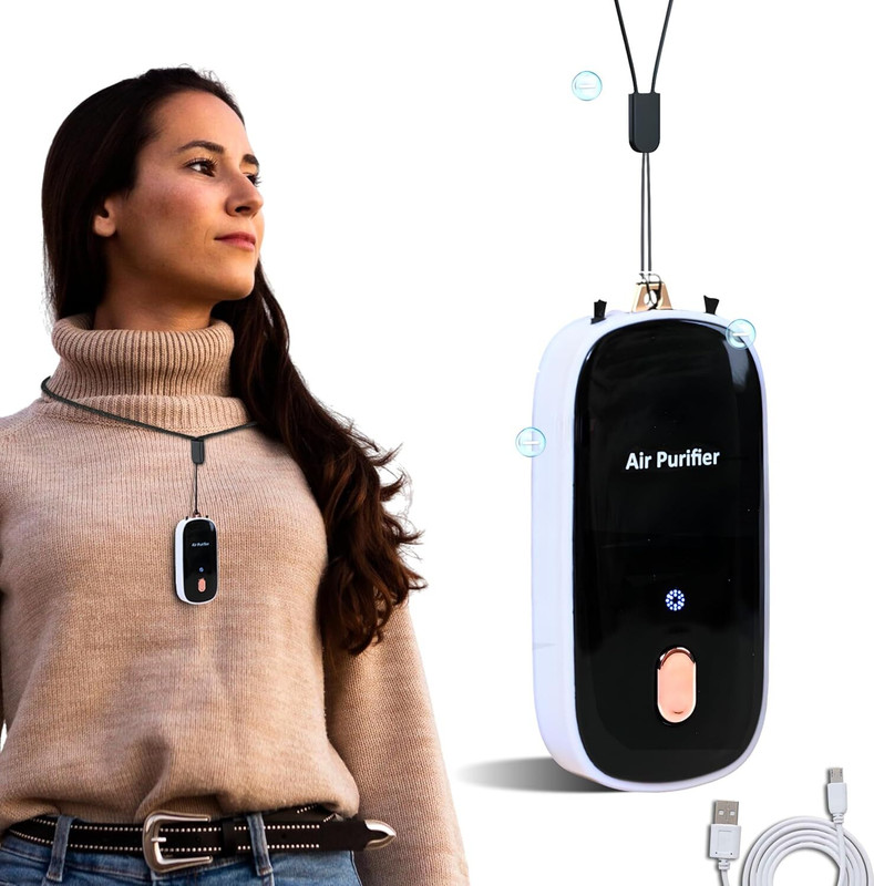 joshvish Portable Air purifier,Portable Room Air Purifier Portable Room Air Purifier(Black and White)