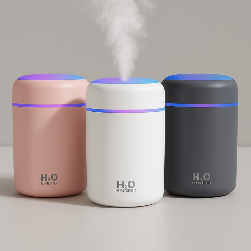 IMNISHNAY Humidifire for Room Moisture, Aroma Diffuser for Home, Mist Maker, Cool Mist Room Air Purifier(WHITE)