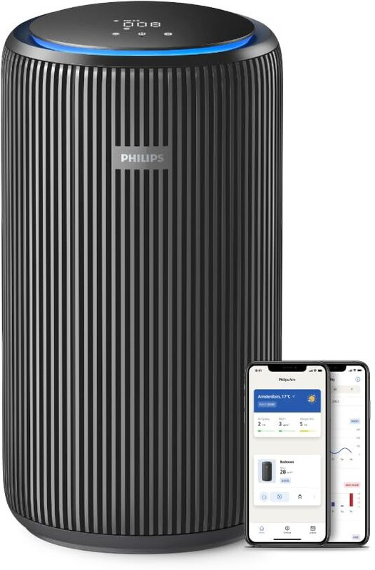 PHILIPS AC4221/61 Portable Room Air Purifier(Dark Metallic)