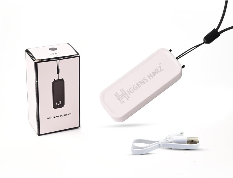 HIGGENSHORZ HIGGENS HORZ Neck Wearable & Portable Room Air Purifier(White)