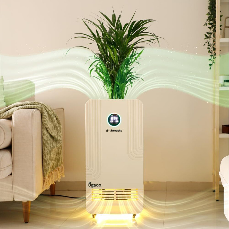 ubreathe Life Air Purifier for Home & Office, Clear All Type Of Pollutants Portable Room Air Purifier(Moonlight)
