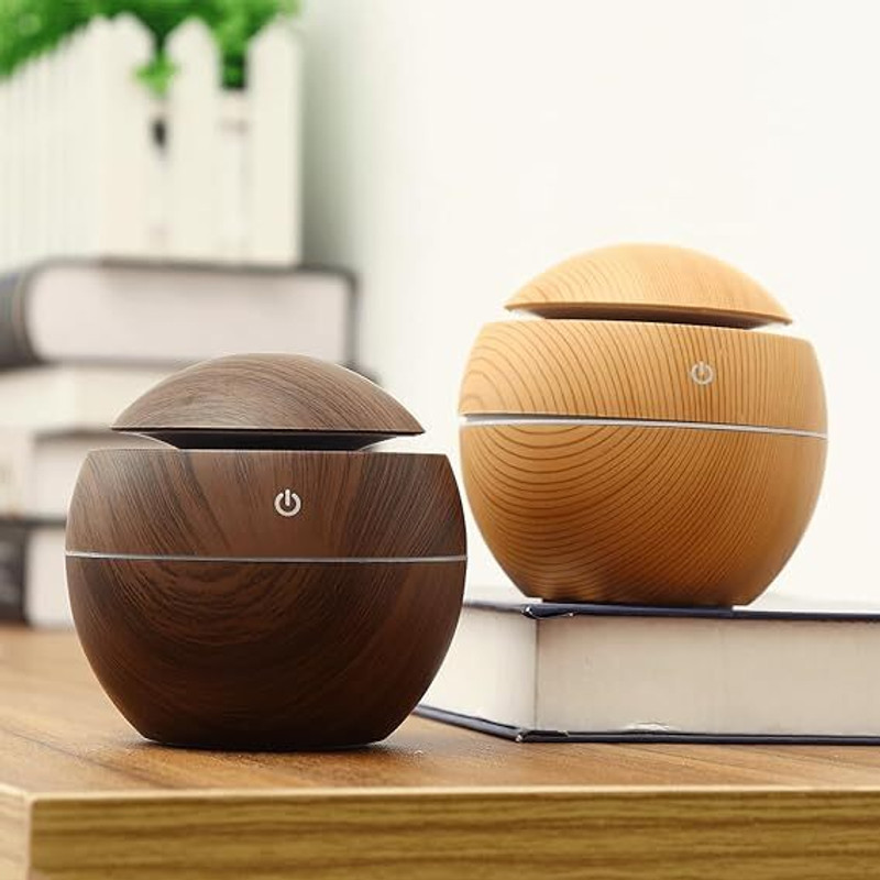 Naridream wooden humidifier Automatic Spray Humidifier Sanitizer Air freshener Seven Portable Room Air Purifier(PACK OF-1 -HUMDIFIER)