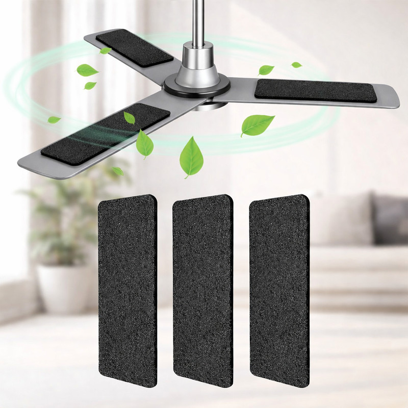 Jiyancreation 3-Piece Air Purifier Set Portable Room Air Purifier(Black)