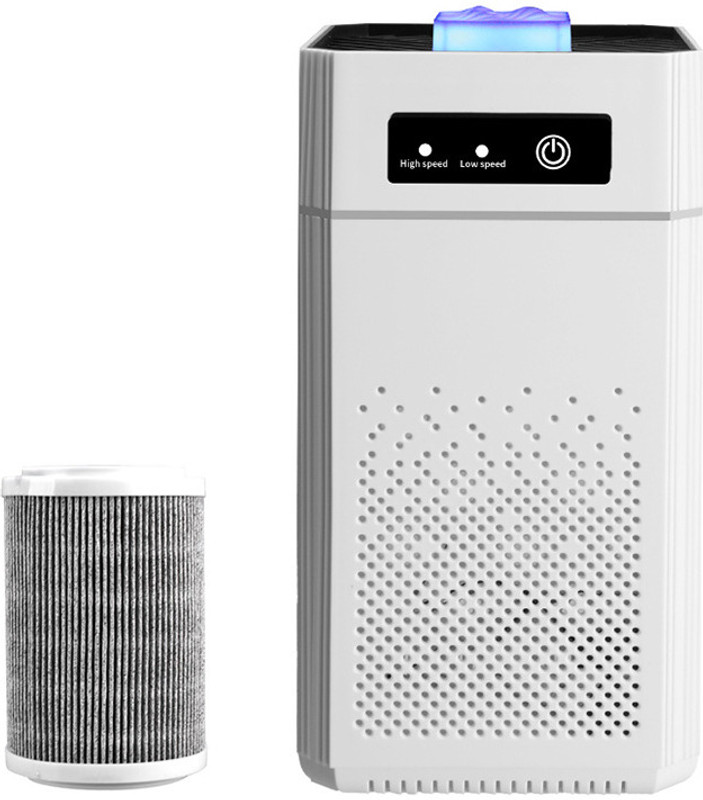 FLUDDER Air Purifier for Home & Office Bedroom with H13 HEPA Filters Portable Room Air Purifier(WHITE)