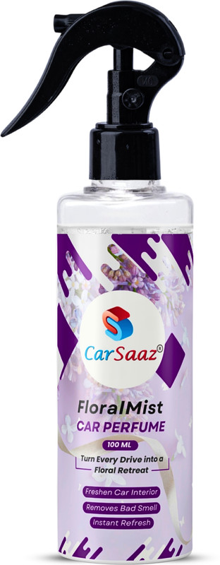Carsaaz CAR SAAZ Floral Mist Car Perfume Spray 100ml Portable Car Air Purifier(Multicolor)