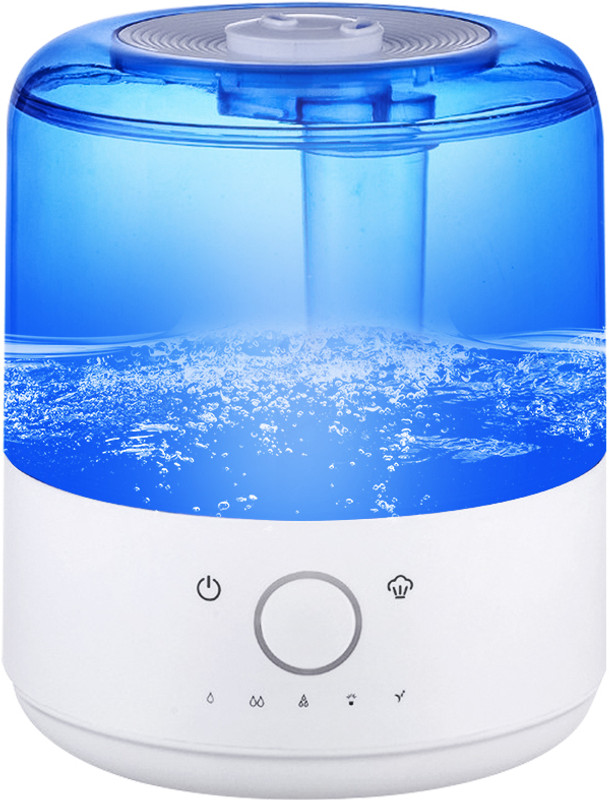 gustave 3L Cool Mist Humidifier, Touch Button, For Bedroom, Home, Office and Plants Portable Room Air Purifier(Grey)