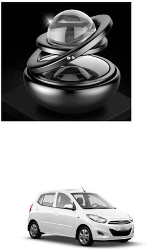 eXarioGadget Car Dashboard Solar Energy Double Ring Perfume 360 Degree Auto Rotate 76 Portable Car Air Purifier(eXarioGadget)
