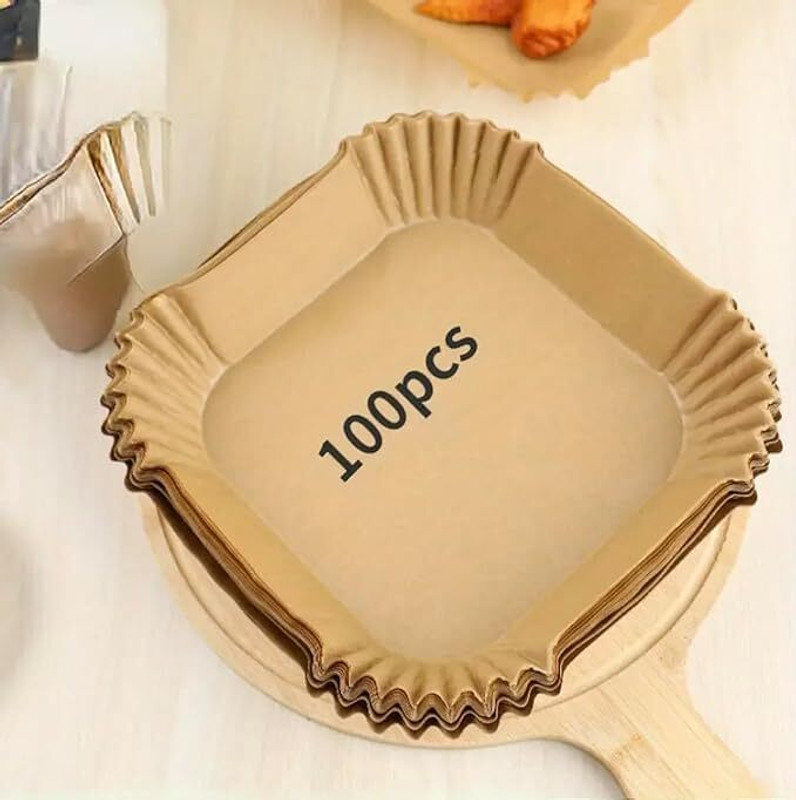 ALPHA WING Made from high-quality, non-toxic parchment paper Baking Dish(Pack of 100, Microwave Safe)