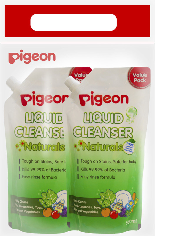 Pigeon LIQUID CLEANSER 500 ML REFILL, Combo Pack of 2(1000 ml)