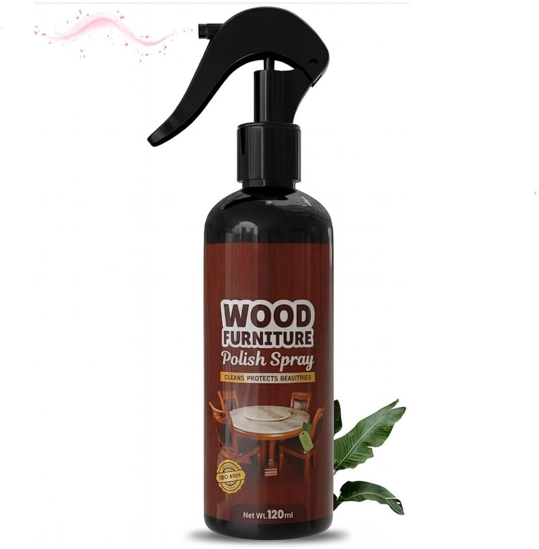 BM brother Wood furniture polish Spray furniture Cleaner with Natural Beeswax Brown Wood Varnish(Spar 120 ml)
