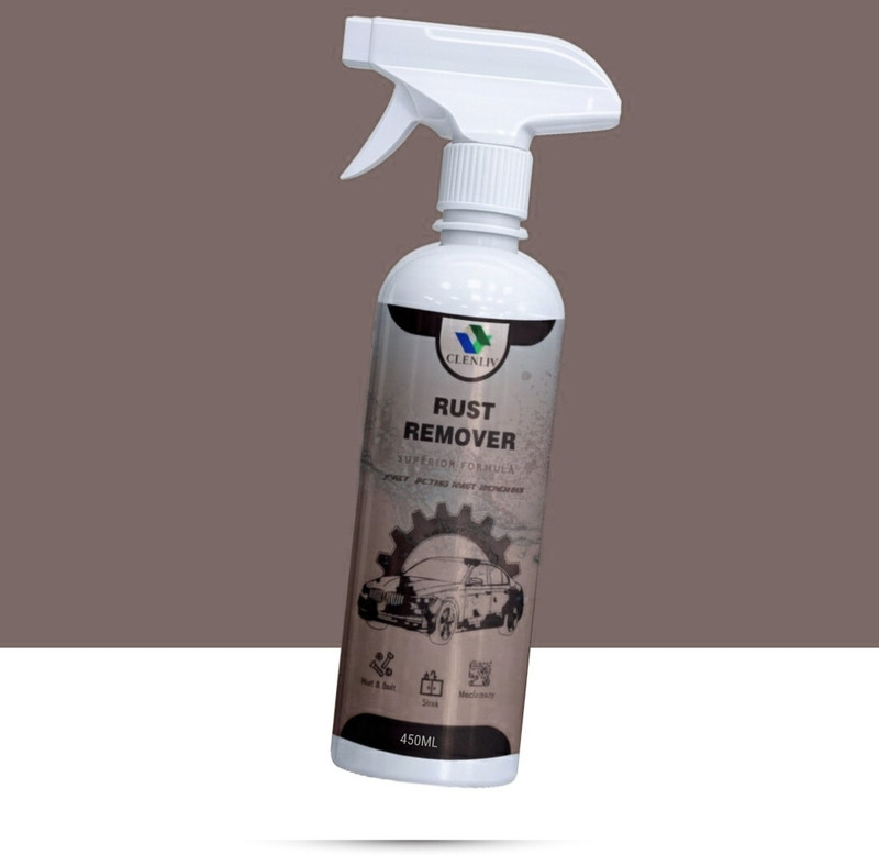 Clenliv Rust Remover Spray for Iron, Steel, Metal | Clean & Protect | Rust Removal Solution with Trigger Spray(450 ml)