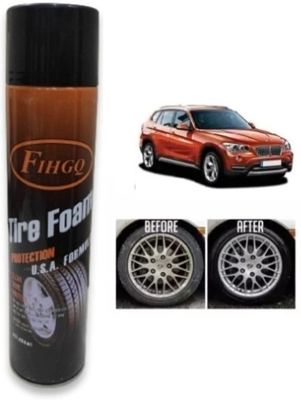 INVERSION Multipurpose Tyre/Tire Foam Cleaner, Car Exterior/Interior CleanerX892 650 ml Wheel Tire Cleaner(Pack of 1)