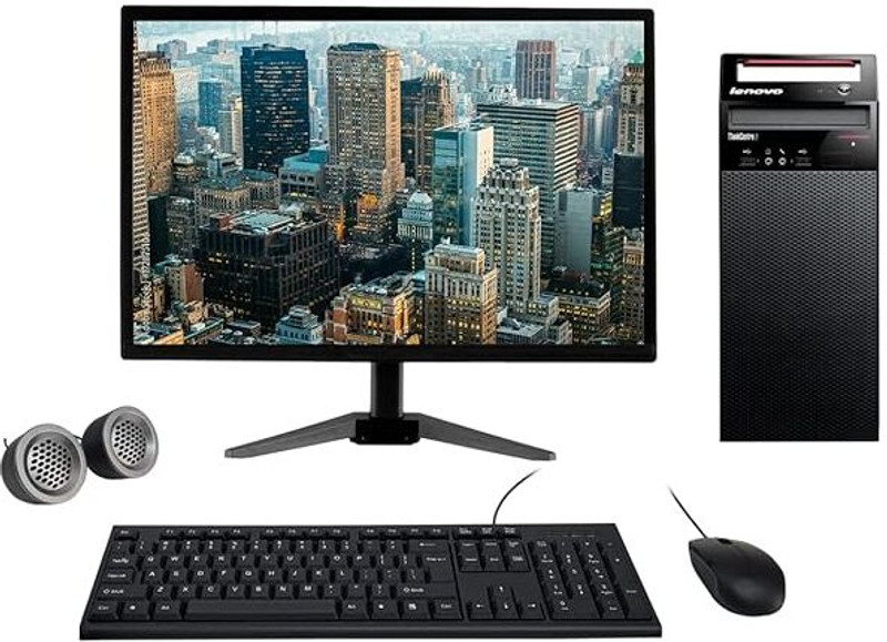 Tech assblearss Intel Core i5 (8 GB DDR4/Windows 11 Home/4 GB/19 Inch Screen/i5/8/128ssd/spkeer/)(Black)