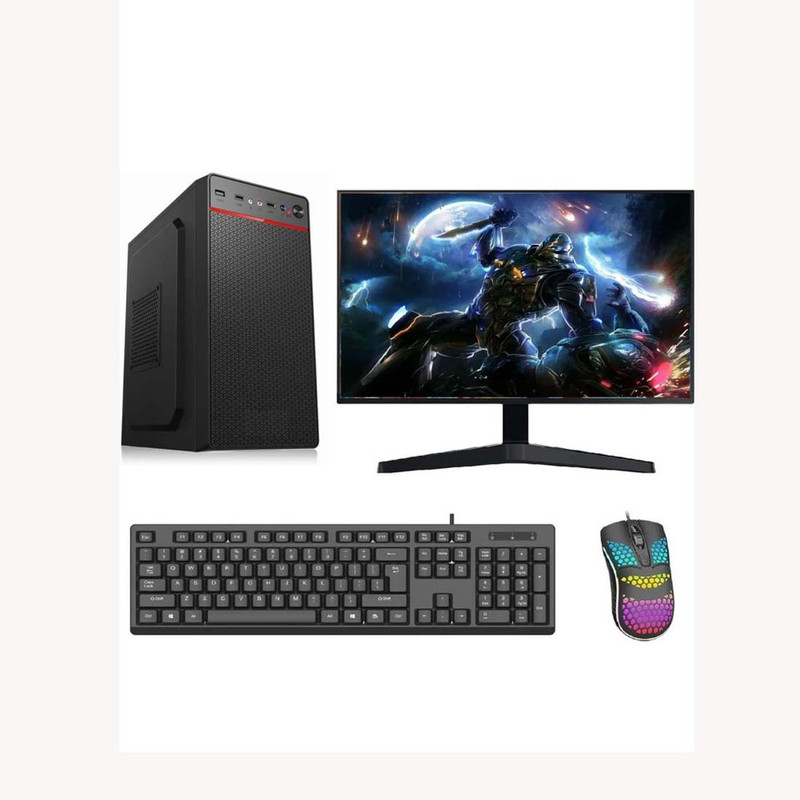 ASSEMBLEX CORE i7 SERISE Core i7 (4th Gen) (16 GB DDR4/1 TB/128 GB SSD/Windows 11 Home/22 Inch Screen/ORBIT CPU CORE i7 CPU) with MS Office(Black)