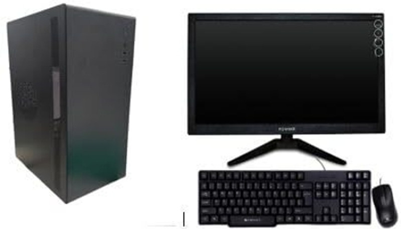 TECH- Assemblers Intel Core i3 (8 GB DDR3/500 GB/128 GB SSD/Windows 11 Home/512 MB/19 Inch Screen/AIC-D-i32100-8-500-128-19Inch-Window 11)(i3 2100)