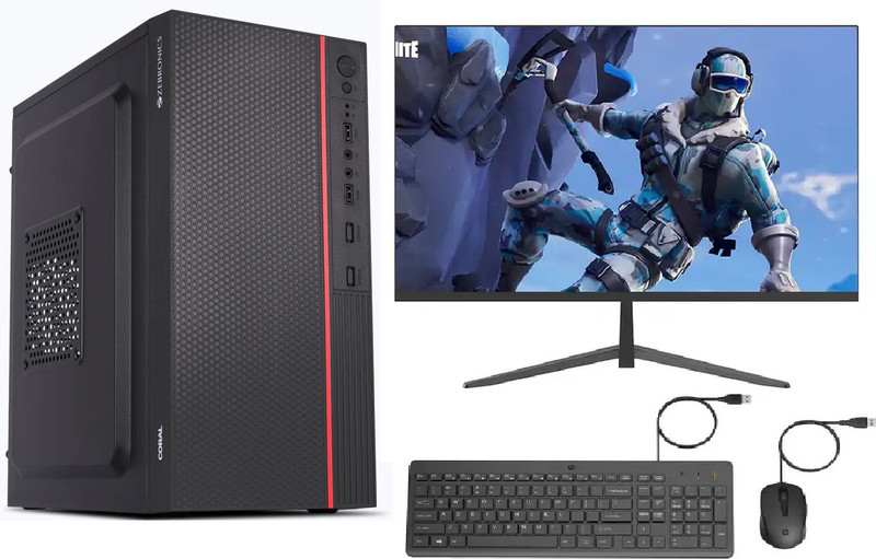 rionix Gaming & Editing Desktops Core i7 2600 Core i7 (16 GB DDR4/512 GB SSD/Windows 11 Home/4 GB/22 Inch Screen/Gaming & Editing Desktops Core i7 -850 Core i7 (16 GB DDR3/512 GB SSD) with MS Office(Black)