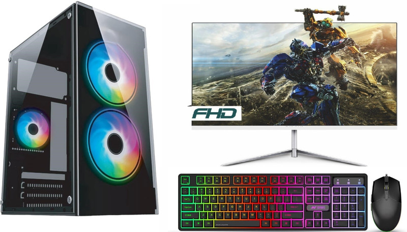 IMAPACT GRAPHIC DESKTOP 6000 Core i7 (16 GB DDR4/1 TB/256 GB SSD/Windows 11 Home/4 GB NVIDIA/22 Inch Screen/GRAPHICAL PC) with MS Office(Black, 45 cm x 40 cm x 45 cm, 6 kg)